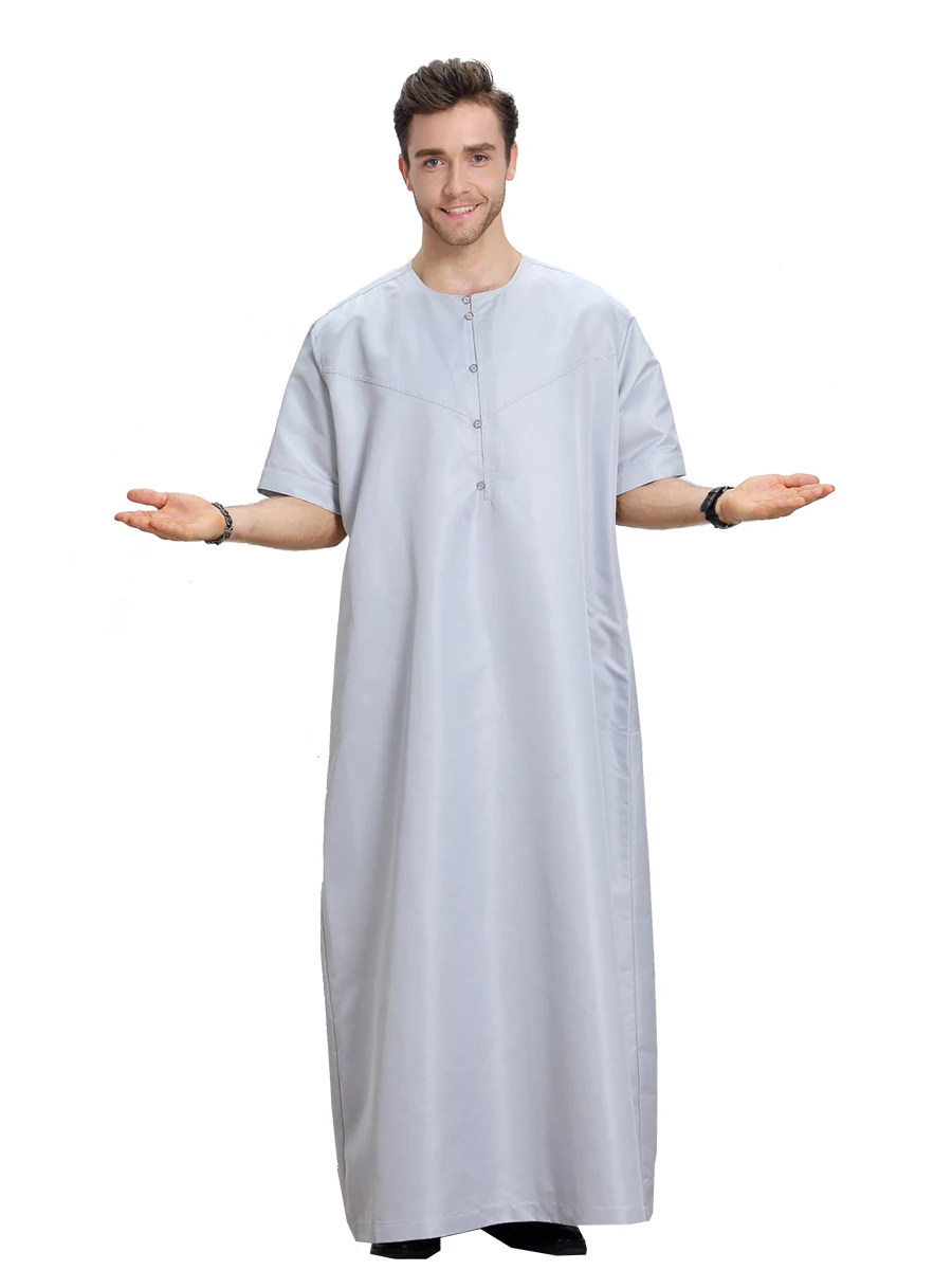 Мужская мусульманская одежда Арабская Саудовская абайя Jubba с коротким рукавом мужская одежда мусульманская Мужская кафтан уличная одежда с круглым вырезом мужская одежда
Мужская мусульманская одежда Арабская Саудовская абайя Jubba с коротким рукавом мужская одежда мусульманская Мужская кафтан уличная одежда с круглым вырезом мужская одежда