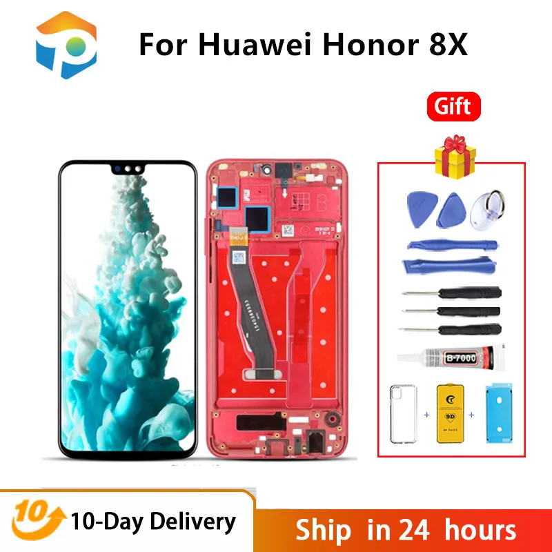 100% Ori 6.5'' Display with frame for Huawei Honor 8X LCD Touch Screen Digitizer Honor 8X LCD JSN-L21 JSN-L42 Repair Parts
100% Ori 6.5'' Display with frame for Huawei Honor 8X LCD Touch Screen Digitizer Honor 8X LCD JSN-L21 JSN-L42 Repair Parts