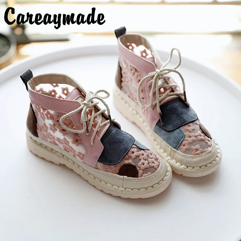 Женские босоножки Careaymade в литературном стиле, сетчатые сандалии в стиле мори, дышащие, со шнуровкой, летняя обувь для студентов
Женские босоножки Careaymade в литературном стиле, сетчатые сандалии в стиле мори, дышащие, со шнуровкой, летняя обувь для студентов