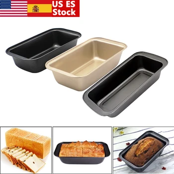 1pc Loaf Pan Rectangle Toast Bread Mold Cake Mold Carbon Steel Loaf Pastry Baking Bakeware DIY Non Stick Pan Baking Supplies
1pc Loaf Pan Rectangle Toast Bread Mold Cake Mold Carbon Steel Loaf Pastry Baking Bakeware DIY Non Stick Pan Baking Supplies