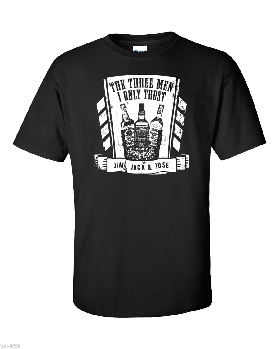The Three Men I Only Trust. Funny Humor Design Alcohol Drink Gift T-Shirt. Summer Cotton O-Neck Short Sleeve Mens T Shirt S-3XL
The Three Men I Only Trust. Funny Humor Design Alcohol Drink Gift T-Shirt. Summer Cotton O-Neck Short Sleeve Mens T Shirt S-3XL