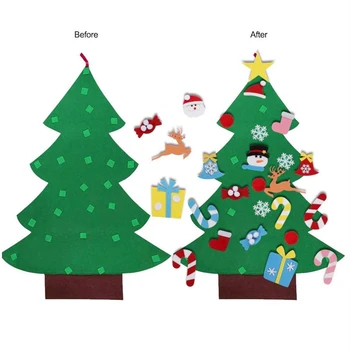 3D DIY Felt Christmas Tree New Year Gifts Kids Toys Artificial Tree Wall Hanging Ornaments Christmas Decoration for Home
3D DIY Felt Christmas Tree New Year Gifts Kids Toys Artificial Tree Wall Hanging Ornaments Christmas Decoration for Home