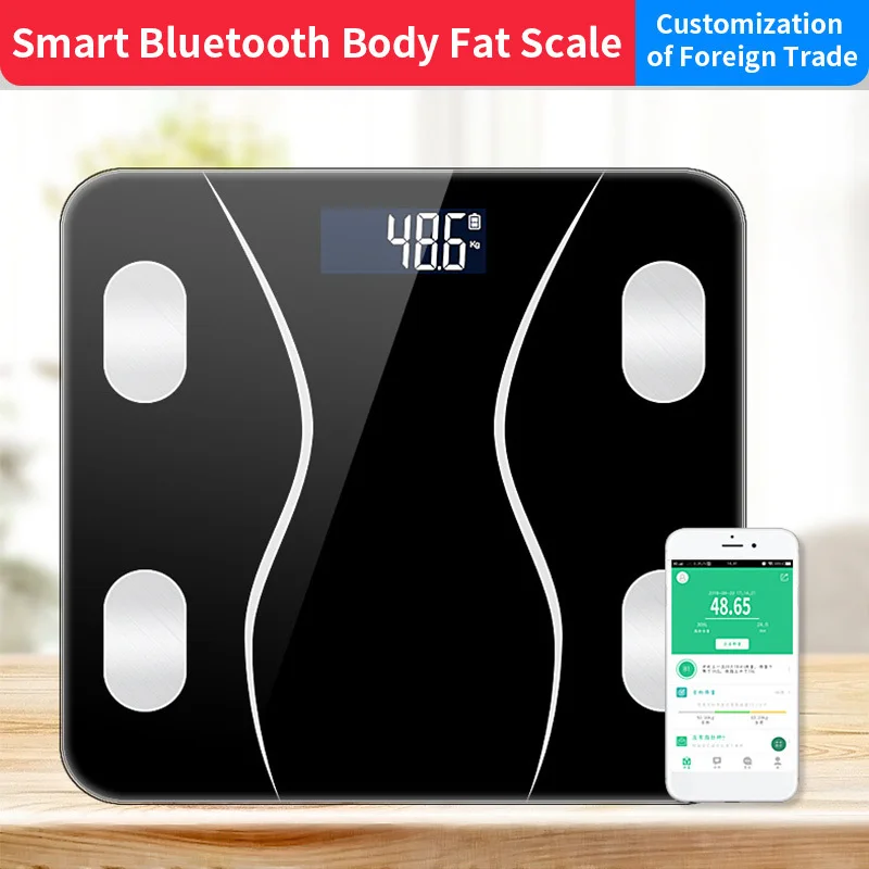 Bathroom Scale White And Black Digital Scale Body Weight Smart Fat Digital Weight Scale SE45001
Bathroom Scale White And Black Digital Scale Body Weight Smart Fat Digital Weight Scale SE45001