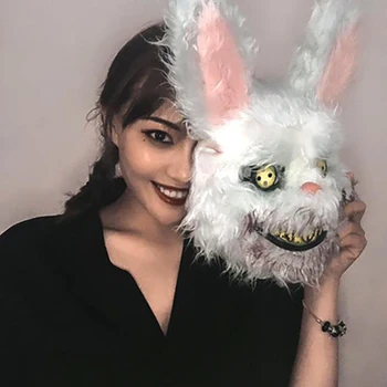 White Bunny Rabbit Bloody Mask Creepy Scary for Halloween Party Costumes Cosplay MYDING
White Bunny Rabbit Bloody Mask Creepy Scary for Halloween Party Costumes Cosplay MYDING
