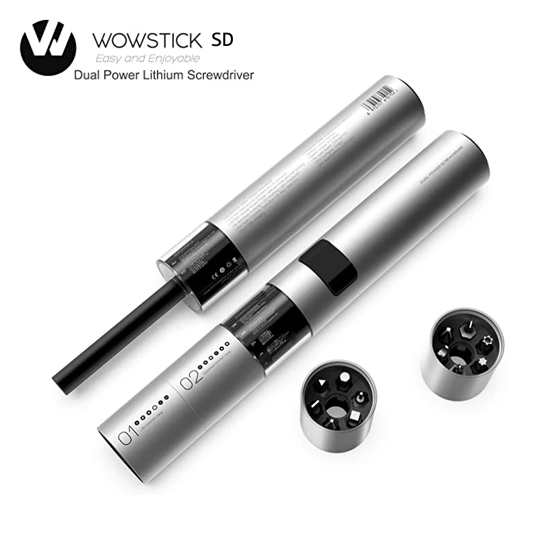 WOWSTICK SD new screwdriver 36-bit LED lithium battery rechargeable magnetic suction one-key design DIY tool set
WOWSTICK SD new screwdriver 36-bit LED lithium battery rechargeable magnetic suction one-key design DIY tool set