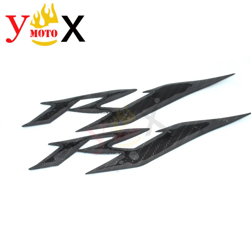 Pair R1 Motorcycle 3D Real Carbon Fiber Logo Emblem Sticker Decal Symbol Mark Side Fairing Badge For Yamaha R1 YZF 1000 YZF-R1
Pair R1 Motorcycle 3D Real Carbon Fiber Logo Emblem Sticker Decal Symbol Mark Side Fairing Badge For Yamaha R1 YZF 1000 YZF-R1