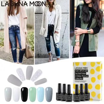 LAGUNAMOON Gel Nail Polish Set Early Spring Collection 8ml UV LED Soak Off Long Lasting Painting Varnish Lacquer Nail Polish
LAGUNAMOON Gel Nail Polish Set Early Spring Collection 8ml UV LED Soak Off Long Lasting Painting Varnish Lacquer Nail Polish