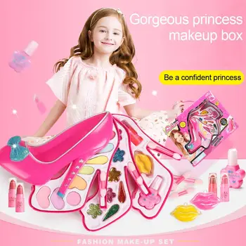 Children's Cosmetics Make-up Box Toy Set Girl Jewelry Play House High-heeled Shoes Makeup Box Princess Makeup Kit
Children's Cosmetics Make-up Box Toy Set Girl Jewelry Play House High-heeled Shoes Makeup Box Princess Makeup Kit