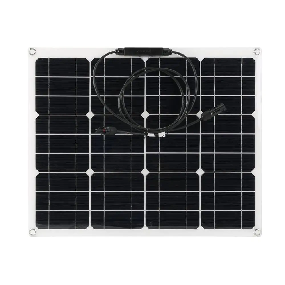 40W Monocrystalline Flexible Solar Panel Module Outdoor Solar Charging Device Solar Power System For Off Grid RV Boat
40W Monocrystalline Flexible Solar Panel Module Outdoor Solar Charging Device Solar Power System For Off Grid RV Boat