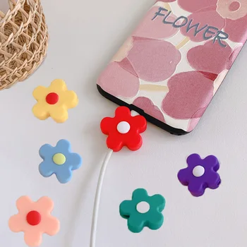 Cute Flower Protector Cover For Mobile Phone USB Cable Charging Data line Fracture prevention Cartoon Portable case
Cute Flower Protector Cover For Mobile Phone USB Cable Charging Data line Fracture prevention Cartoon Portable case