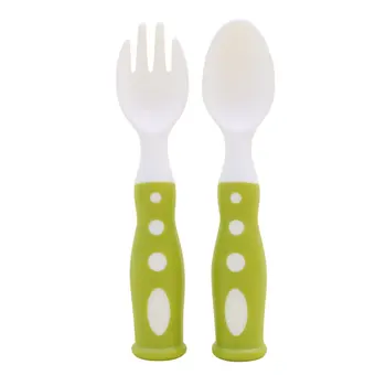 Easy Clean Double Color Newborn Baby Spoons Fork Soft Silicone Baby Feeding Spoon Safety Utensils Patchwork Children Tableware
Easy Clean Double Color Newborn Baby Spoons Fork Soft Silicone Baby Feeding Spoon Safety Utensils Patchwork Children Tableware