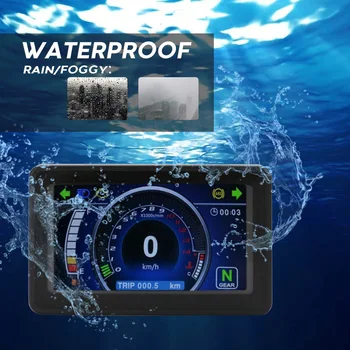 Motorcycle Modified full liquid crystal waterproof meter multifunctional switch tachometer signal indicator speedometer odometer
Motorcycle Modified full liquid crystal waterproof meter multifunctional switch tachometer signal indicator speedometer odometer