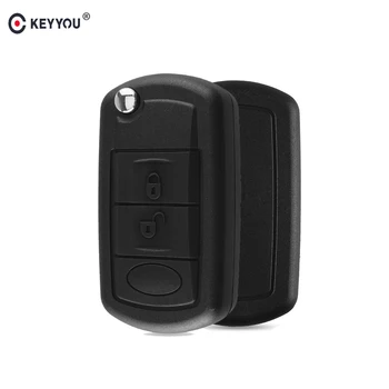 KEYYOU Replacement Flip Key Shell Folding Remote Key Case Fob 3 Buttons For Land Rover Range Rover Sport LR3 Evoque Discovery
KEYYOU Replacement Flip Key Shell Folding Remote Key Case Fob 3 Buttons For Land Rover Range Rover Sport LR3 Evoque Discovery