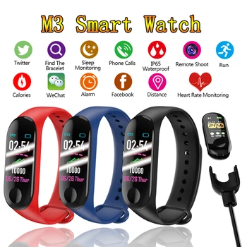 M3 Smart Watch Send Charger Wristband IP67 Waterproof Fitness Tracker Smart Bracelet Big Touch Screen for Men Women Watches
M3 Smart Watch Send Charger Wristband IP67 Waterproof Fitness Tracker Smart Bracelet Big Touch Screen for Men Women Watches