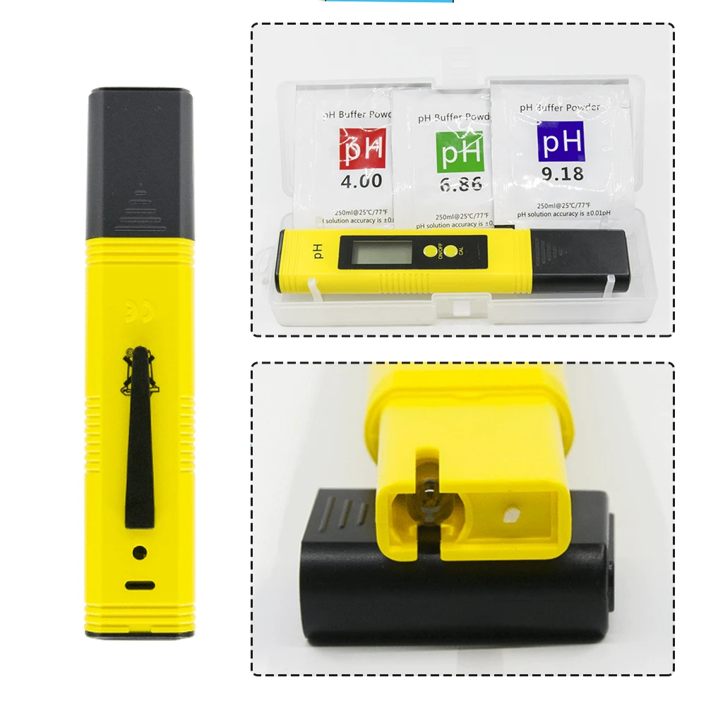 Digital PH Meter Acidity Tester Accuracy 0.01 PH Tester Automatic Calibration Aquarium Pool Water Quality Measure Wine Urine
Digital PH Meter Acidity Tester Accuracy 0.01 PH Tester Automatic Calibration Aquarium Pool Water Quality Measure Wine Urine