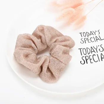 Hot Hair Accessories Glitter Hair Scrunchies Women Hairbands Shining Metalic Fabric Ponytail Holder Gum For Hair Rubber Band
Hot Hair Accessories Glitter Hair Scrunchies Women Hairbands Shining Metalic Fabric Ponytail Holder Gum For Hair Rubber Band