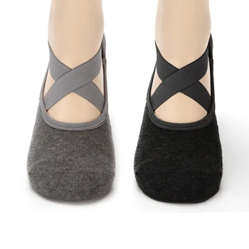 Women Cotton Non-slip Ladies Socks Round Head Cross Sports Ballet Dance Solid Color Girls Cross Bandage Fitness Socks 2 Pairs
Women Cotton Non-slip Ladies Socks Round Head Cross Sports Ballet Dance Solid Color Girls Cross Bandage Fitness Socks 2 Pairs