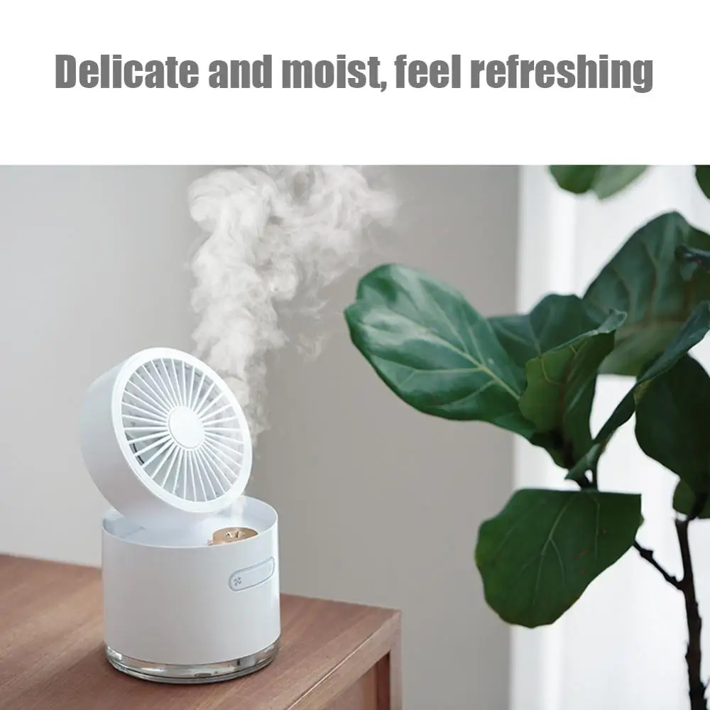 New foldable rechargeable humidifier fan multi-function mini desktop humidification small fan USB charging portable electric fan
New foldable rechargeable humidifier fan multi-function mini desktop humidification small fan USB charging portable electric fan