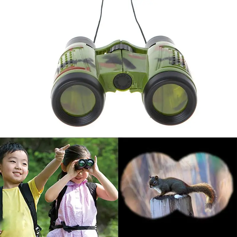 6x30mm Binoculars Telescope Folding Outdoor Travel Hiking Hunting Kids Toy Gifts Q6PD