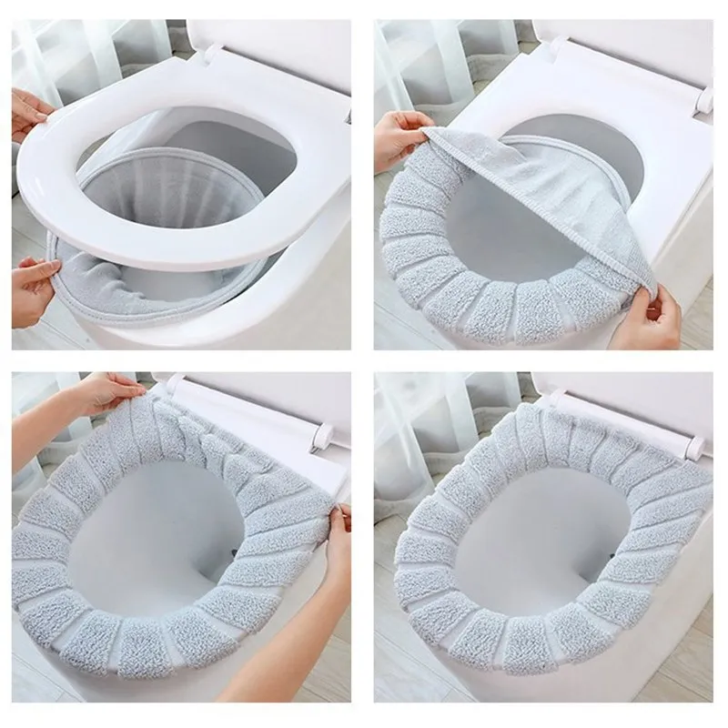 1Pcs Colorful Home Decoration Toilet Cushion Universal Warm Soft Washable Toilet Seat Cover Toilet Accessories 
1Pcs Colorful Home Decoration Toilet Cushion Universal Warm Soft Washable Toilet Seat Cover Toilet Accessories