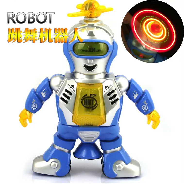 2719 Creative 360-Degree Rotating Shining Electric Dancing Robot Toys Rotating Split with Infrared 338
2719 Creative 360-Degree Rotating Shining Electric Dancing Robot Toys Rotating Split with Infrared 338