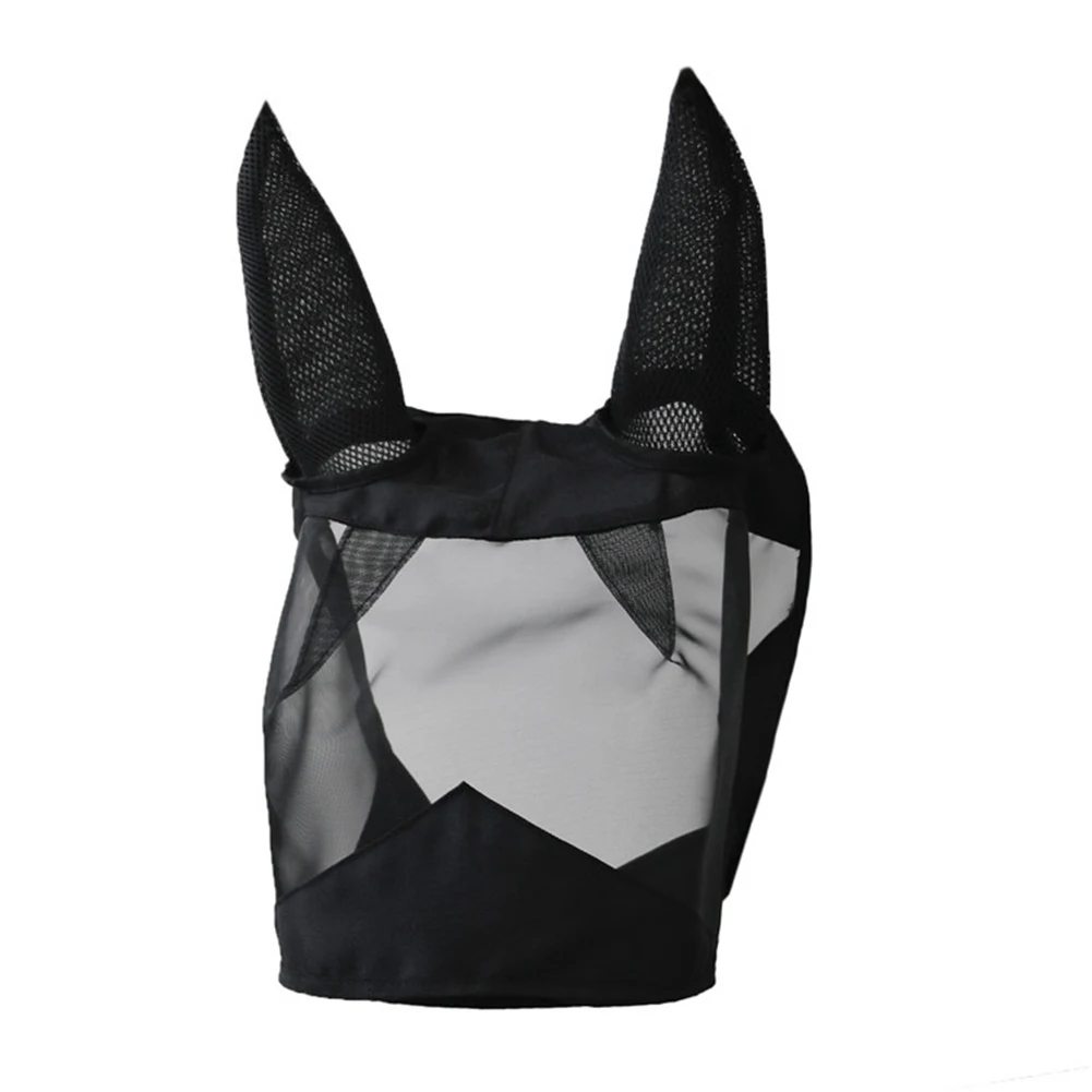 Breathable Anti-Fly Mesh Horse Mask Summer Equine Protects Eye Anti-Mosquito for Household Animal Horse Decoration Breathable Anti-Fly Mesh Horse Mask Summer Equine Protects Eye Anti-Mosquito for Household Animal Horse Decoration