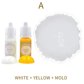 2020 Resin Casting Coaster Pigment Molds Kit Geode Agate Epoxy Coaster Mold Art Craft 83XF
2020 Resin Casting Coaster Pigment Molds Kit Geode Agate Epoxy Coaster Mold Art Craft 83XF