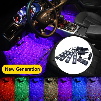 4pcs DC12V A12 Car Underglow Flexible Strip LED Remote RGB Decorative Atmosphere Lamp Underglow Underbody System Neon Light
4pcs DC12V A12 Car Underglow Flexible Strip LED Remote RGB Decorative Atmosphere Lamp Underglow Underbody System Neon Light