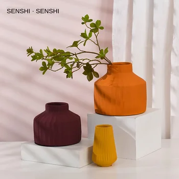 Nordic Vases for Flowers Ceramics Vase Minimalist Abstract Solid Color Flowerpot Floral Arrangement Home Decoration Accessories
Nordic Vases for Flowers Ceramics Vase Minimalist Abstract Solid Color Flowerpot Floral Arrangement Home Decoration Accessories