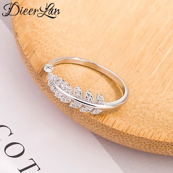 Genuine 100% 925 Sterling Silver Crystal Leaf Rings for Women Simple Solid Silver Rings Party Vintage Jewelry 
Genuine 100% 925 Sterling Silver Crystal Leaf Rings for Women Simple Solid Silver Rings Party Vintage Jewelry