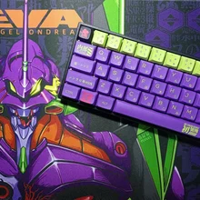 120 Key EVANGELION-01 Keycap Five-sided PBT Sublimation XDA Profile High Mechanical Keyboard Keycap Cross Axis Cherry MX Switch
120 Key EVANGELION-01 Keycap Five-sided PBT Sublimation XDA Profile High Mechanical Keyboard Keycap Cross Axis Cherry MX Switch