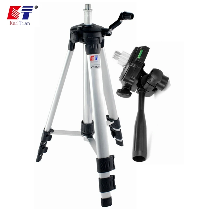 KaiTian Tripod for Laser Level Adjustable Height Thicken Aluminum 1.2M 5/8 Inch Tripod Stand For Self-Leveling Level Lasers Line
KaiTian Tripod for Laser Level Adjustable Height Thicken Aluminum 1.2M 5/8 Inch Tripod Stand For Self-Leveling Level Lasers Line