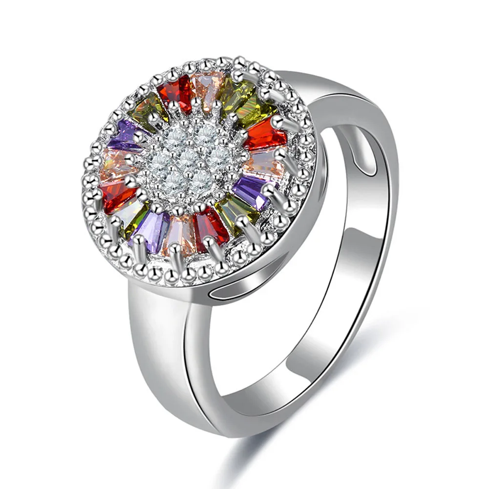 Fashion Rose Gold Color Finger Ring For Women With AAA Multicolor Ring Cubic Zircon Wedding Ring
Fashion Rose Gold Color Finger Ring For Women With AAA Multicolor Ring Cubic Zircon Wedding Ring