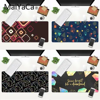 

MaiYaCa Simple Shapes Gaming Mice Mousepad XXL Mouse Pad anime Laptop Desk Mat pc gamer completo for lol/world of warcraft