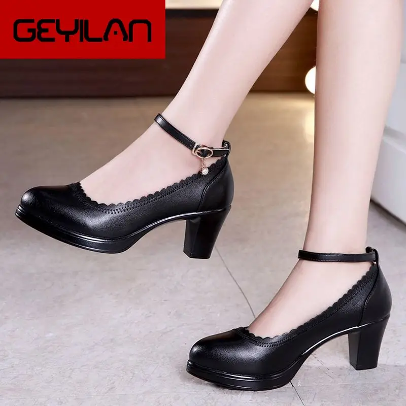 Big Size 33-43 Block Heels Platform Shoes Women Pumps 2019 High Heel Spring Wedding Shoes Ladies Office Leather Shoe
Big Size 33-43 Block Heels Platform Shoes Women Pumps 2019 High Heel Spring Wedding Shoes Ladies Office Leather Shoe
