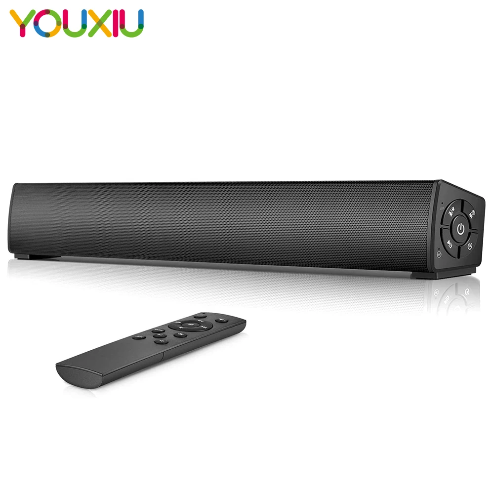 YOUXIU 20W Computer bluetooth Sound Bar Desktop Subwoofer Speakers Wireless Portable Mini Soundbar with Remote Control for PC
YOUXIU 20W Computer bluetooth Sound Bar Desktop Subwoofer Speakers Wireless Portable Mini Soundbar with Remote Control for PC