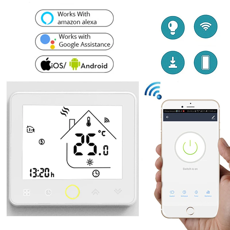 Smart Wifi Thermostat for Lamps Fan Water Dispenser Water Heater Electric Pot TV Humidifier Light Boiler Wifi Switch Smart Home
Smart Wifi Thermostat for Lamps Fan Water Dispenser Water Heater Electric Pot TV Humidifier Light Boiler Wifi Switch Smart Home