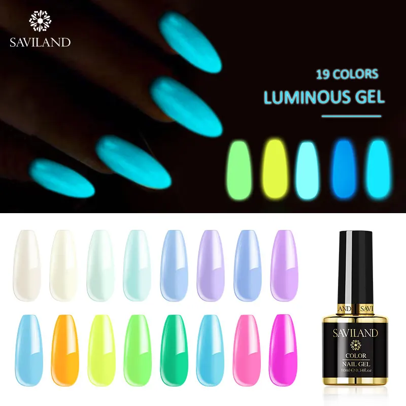 SAVILAND Shimmer Neon Luminous Nail Gel Polish Glow In Dark Night UV LED Lamp Nail Polish Semi Permanent for Nails
SAVILAND Shimmer Neon Luminous Nail Gel Polish Glow In Dark Night UV LED Lamp Nail Polish Semi Permanent for Nails