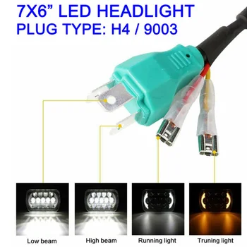 105W 5*7in LED Square Head Headlight H6014 H6052 For Chevrolet Jeep Cherokee XJ Durable And Practical
105W 5*7in LED Square Head Headlight H6014 H6052 For Chevrolet Jeep Cherokee XJ Durable And Practical