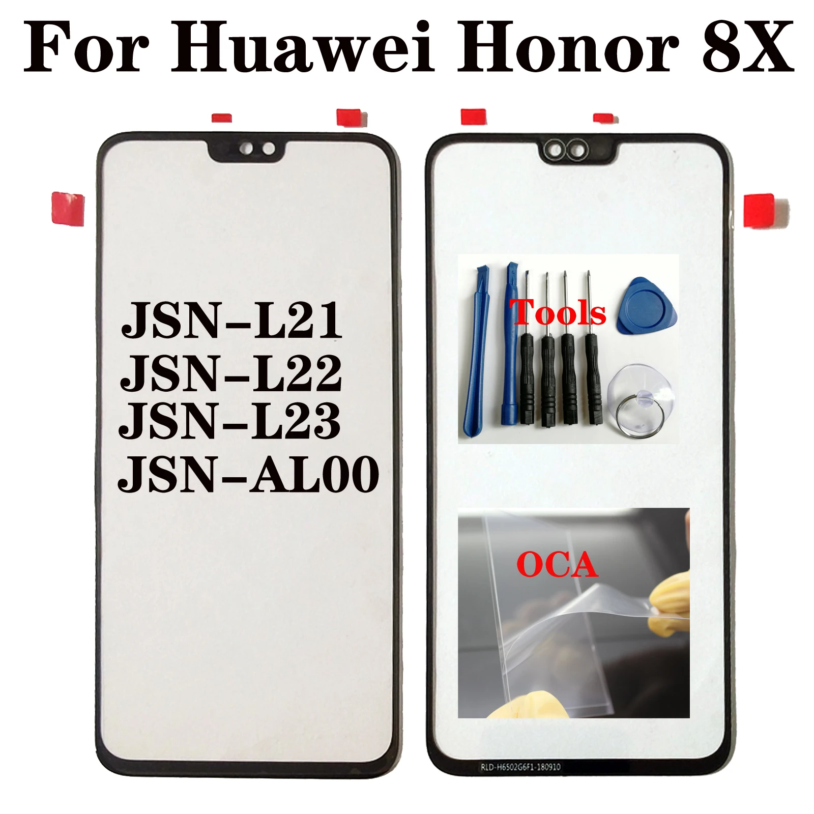Shyueda For Huawei Honor 8X JSN-L21 JSN-L22 JSN-L23 JSN-AL00 6.5" Outer Front Screen Glass Replacement with OCA Tools
Shyueda For Huawei Honor 8X JSN-L21 JSN-L22 JSN-L23 JSN-AL00 6.5" Outer Front Screen Glass Replacement with OCA Tools