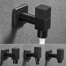 1 Pcs Black Washing Machine Faucet Full Copper Single Cooling Square Type Quick Opening Mop Pool Faucet Full-automatic Faucet
1 Pcs Black Washing Machine Faucet Full Copper Single Cooling Square Type Quick Opening Mop Pool Faucet Full-automatic Faucet