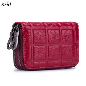 Card holder double zipper top layer cowhide multi-function coin purse one bag lady large-capacity multi-card holder ID holder
Card holder double zipper top layer cowhide multi-function coin purse one bag lady large-capacity multi-card holder ID holder