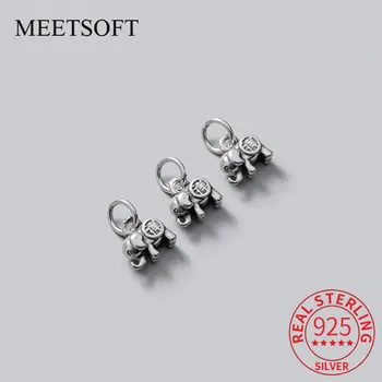 MEETSOFT 925 Silver Matte Finish Carved Elephant Charms DIY Bracelet Making Findings Handmade Necklace Jewelry Accessory
MEETSOFT 925 Silver Matte Finish Carved Elephant Charms DIY Bracelet Making Findings Handmade Necklace Jewelry Accessory