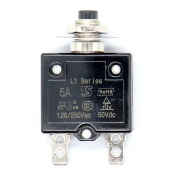 Circuit Breaker Overload Protector 5A/8A/10A/15A/18A/20A/25A/30A Standard Panel Mounted Push to Reset with Nameplate Screw Ring
Circuit Breaker Overload Protector 5A/8A/10A/15A/18A/20A/25A/30A Standard Panel Mounted Push to Reset with Nameplate Screw Ring