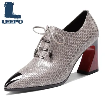 Women High Heels Sheepskin Snake Pattern Spring Autumn Gray Zippers Pointed Toe Female Luxury Party Thick Pumps Shoes Woman 2020
Women High Heels Sheepskin Snake Pattern Spring Autumn Gray Zippers Pointed Toe Female Luxury Party Thick Pumps Shoes Woman 2020