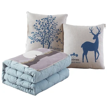 Creative Blue Pillow Quilt Dual Pure Cotton Nap Folding Multi-function Backrest Pillow for Bed Gift Cojin Home Decoration FK196
Creative Blue Pillow Quilt Dual Pure Cotton Nap Folding Multi-function Backrest Pillow for Bed Gift Cojin Home Decoration FK196