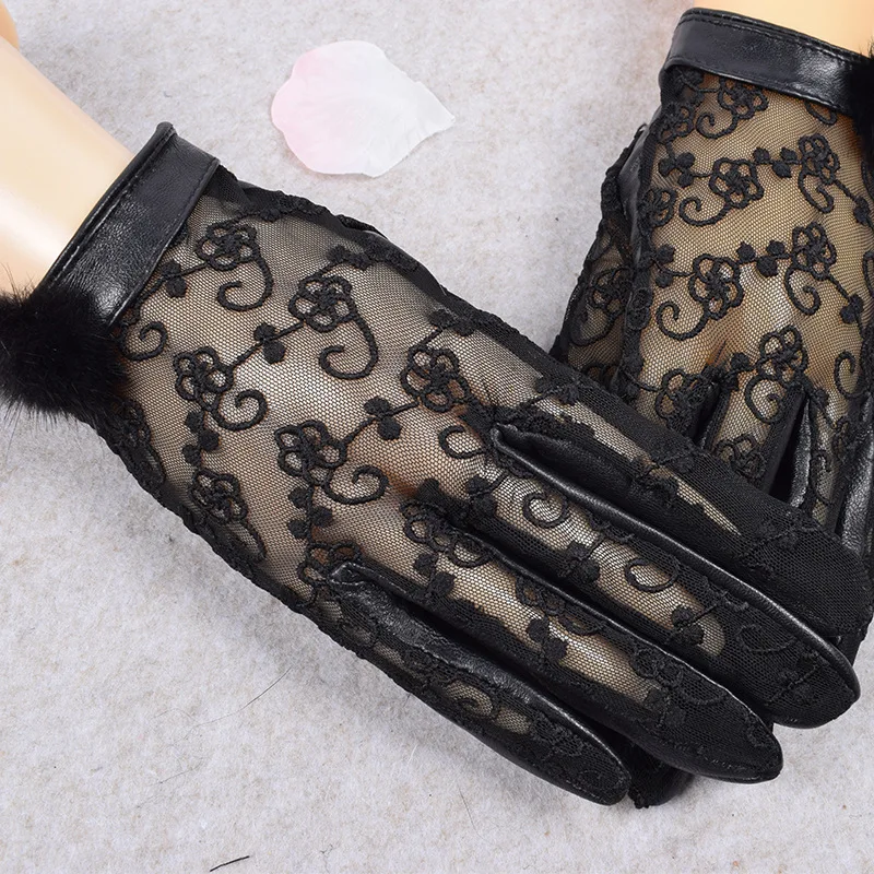 Leather Gloves For Women With Velvet And Thick Korean Lace Touch Screen Sheepskin For Women With Warm And Cold Driving
Leather Gloves For Women With Velvet And Thick Korean Lace Touch Screen Sheepskin For Women With Warm And Cold Driving