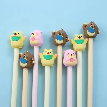 3 pcs/lot Animal Silicone Head Panda Cat Gel Pen Signature Pen Escolar Papelaria School Office Supply Promotional Gift
3 pcs/lot Animal Silicone Head Panda Cat Gel Pen Signature Pen Escolar Papelaria School Office Supply Promotional Gift
