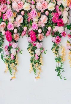HUAYI white wall with fresh flowers photography backdrop wedding and children happy birthday party photo decorations XT-6503
HUAYI white wall with fresh flowers photography backdrop wedding and children happy birthday party photo decorations XT-6503