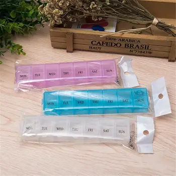 1PCS 3 Colors 7 Days Weekly Tablet Pill Medicine Box Holder Storage Organizer Container Case Pill Box Splitters
1PCS 3 Colors 7 Days Weekly Tablet Pill Medicine Box Holder Storage Organizer Container Case Pill Box Splitters